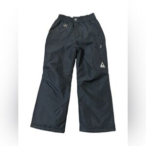 Gerry Kids Snow Pants Black Waterproof Insulated Ski Pants Size 7/8
